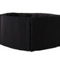 Black Silk Brass Crystal Embellished Waist Belt