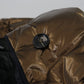Elegant Bronze Double-Breasted Jacket