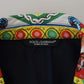 Multicolor Dragon Print Silk Slim Fit Blazer