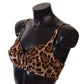 Brown Leopard Women Bra Underwear