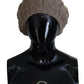 Elegant Cashmere Knit Beanie in Chic Brown