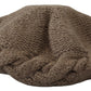 Elegant Cashmere Knit Beanie in Chic Brown