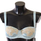 Light Blue Semi Pad Balconette Bra Underwear