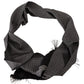 Elegant Silk Scarf with Fringe Detail