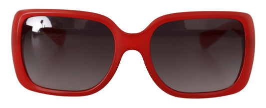 Elegant Red Square Sunglasses for Women