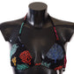 Chic Corals Print Bikini Top