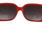 Elegant Red Square Sunglasses for Women