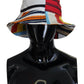 Chic Multicolor Bucket Hat with Wide Brim