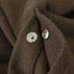 Elegant Brown Wool Blend Overcoat Jacket