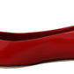 Red Suede Crystal Loafers - Exquisite Elegance