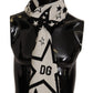 Elegant Star-Patterned Wool-Cashmere Scarf