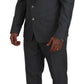Sleek Silver Martini Slim Fit Three-Piece Suit