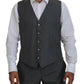Sleek Silver Martini Slim Fit Three-Piece Suit
