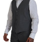 Sleek Silver Martini Slim Fit Three-Piece Suit