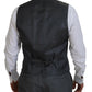 Sleek Silver Martini Slim Fit Three-Piece Suit