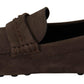 Elegant Leather Flat Loafers for Men