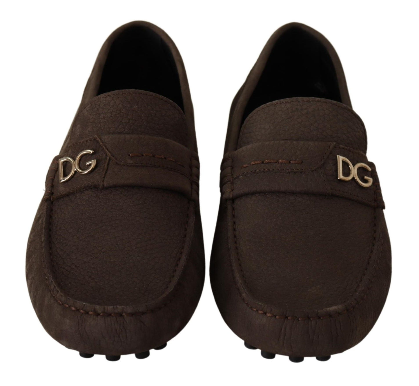 Elegant Leather Flat Loafers for Men