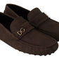 Elegant Leather Flat Loafers for Men