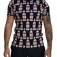 Black Bacio Di Venere Cotton Crew T-shirt