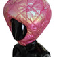 Elegant Pink Puffer Windproof Hat