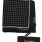 Elegant Black Silk Square Handkerchief