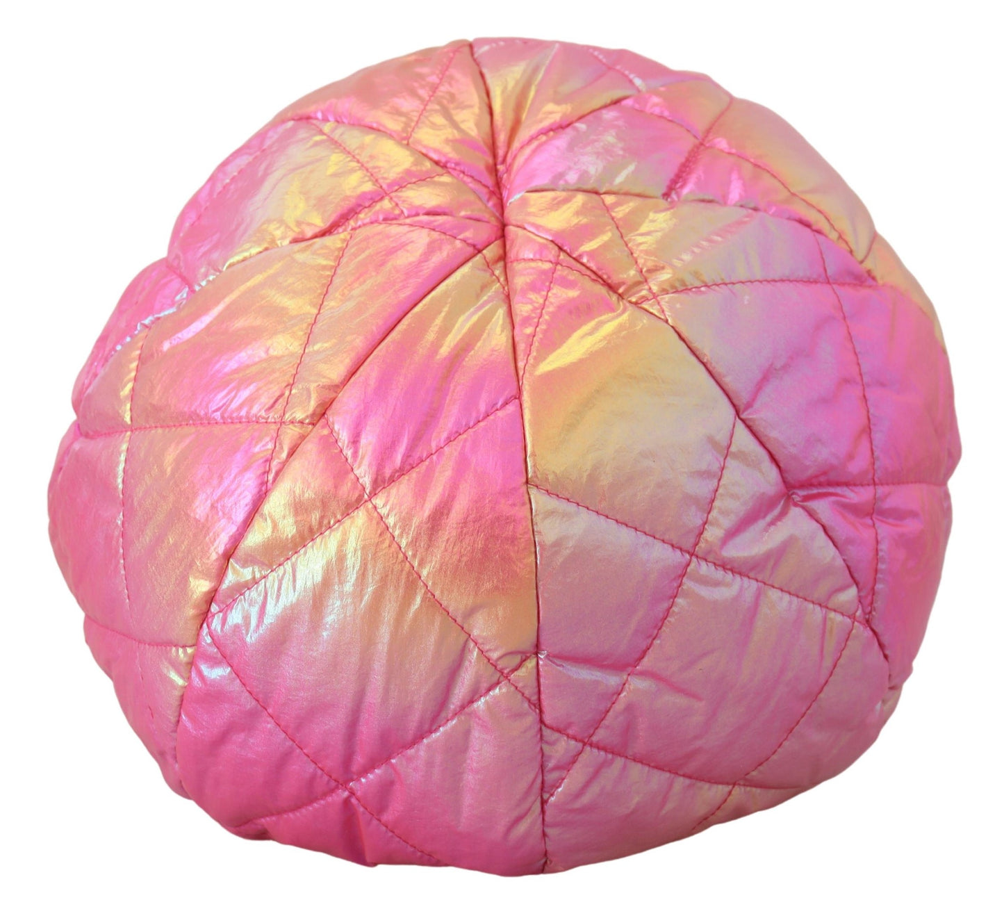 Elegant Pink Puffer Windproof Hat