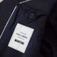 Elegant Blue Martini Wool-Silk Blend Suit