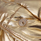Opulent Gold Puffer Windproof Hat