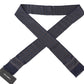 Navy Blue Silk Fringe Scarf