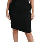 Black Sheath Stretch Formal Dress