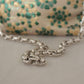 Multicolor Crystal Shoulder Silk Leather VANDA Purse
