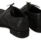 Elegant Gray Wingtip Derby Dress Shoes
