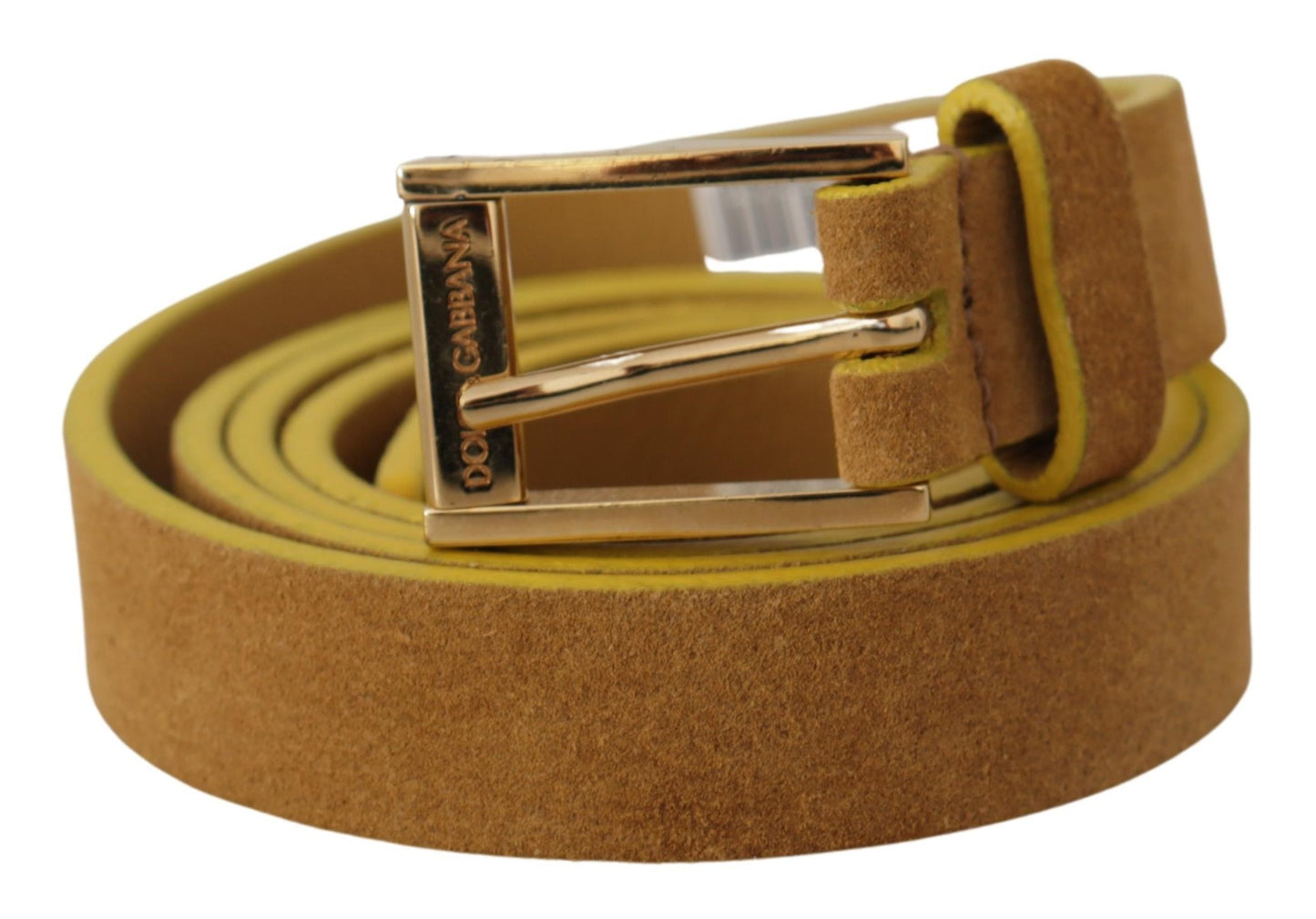 Engraved Elegance Suede Belt