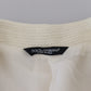 Elegant Off White Silk-Blend Suit