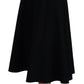 Elegant High-Waist A-Line Midi Skirt
