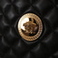 Elegant Round Nappa Leather Shoulder Bag