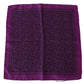 Elegant Purple Silk Pocket Square Handkerchief