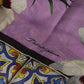 Elegant Multicolor Floral Cashmere Scarf