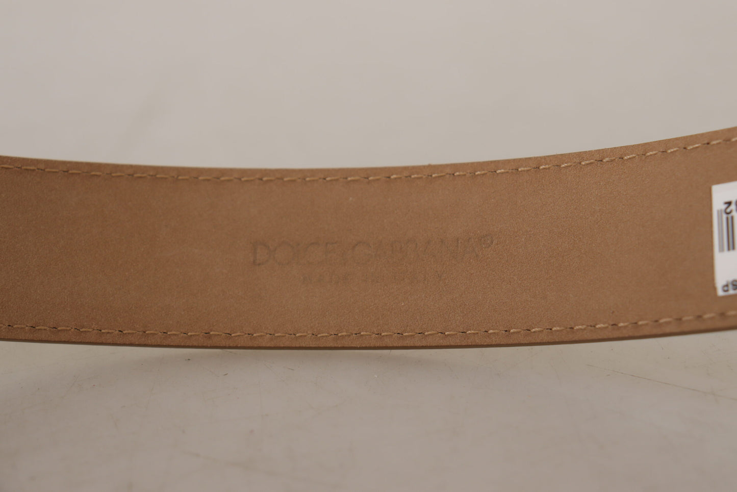 Elegant Gold Leather Belt with Logo Buckle