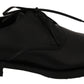 Elegant Black Leather Derby Dress Shoes