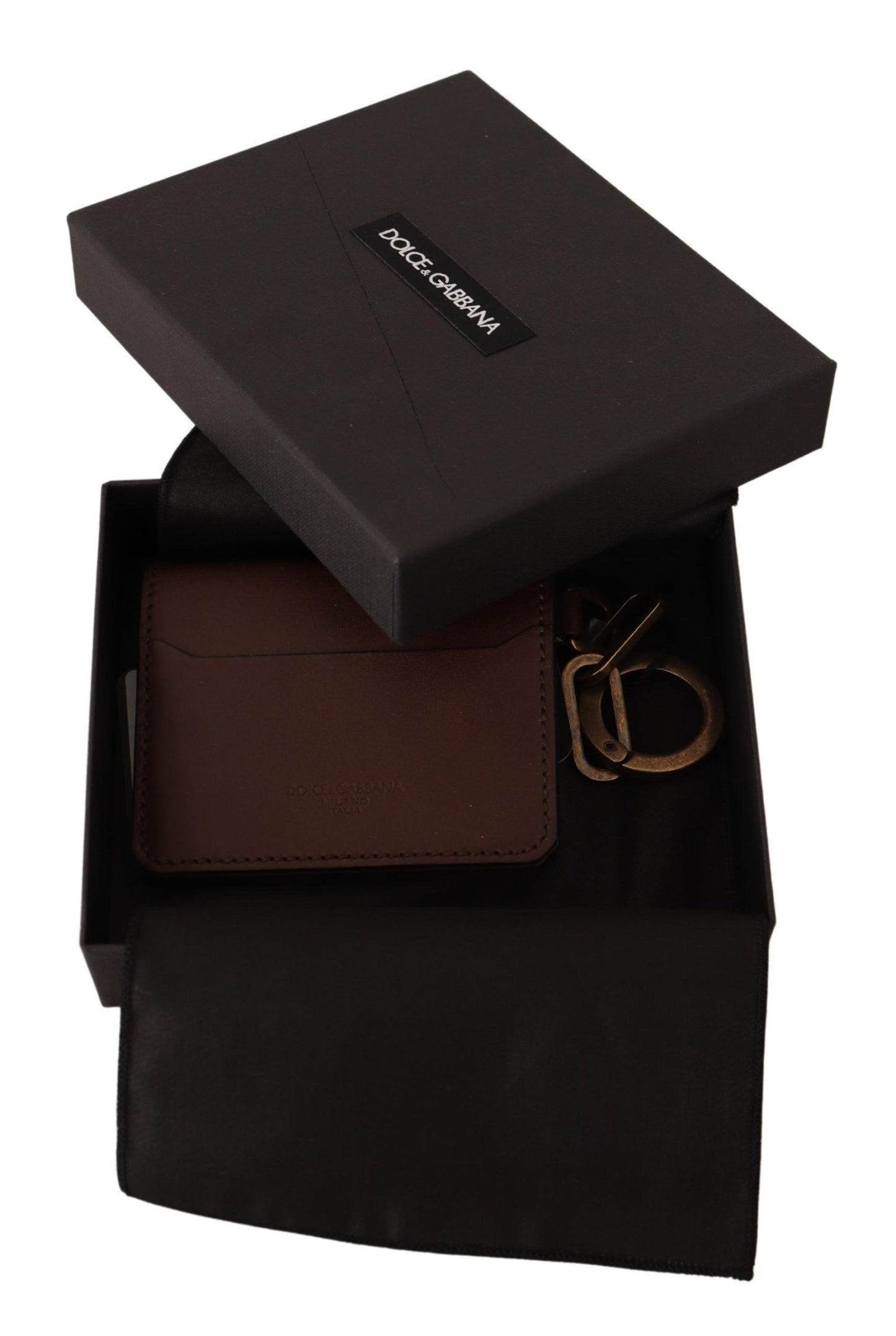 Elegant Medium Brown Leather Cardholder