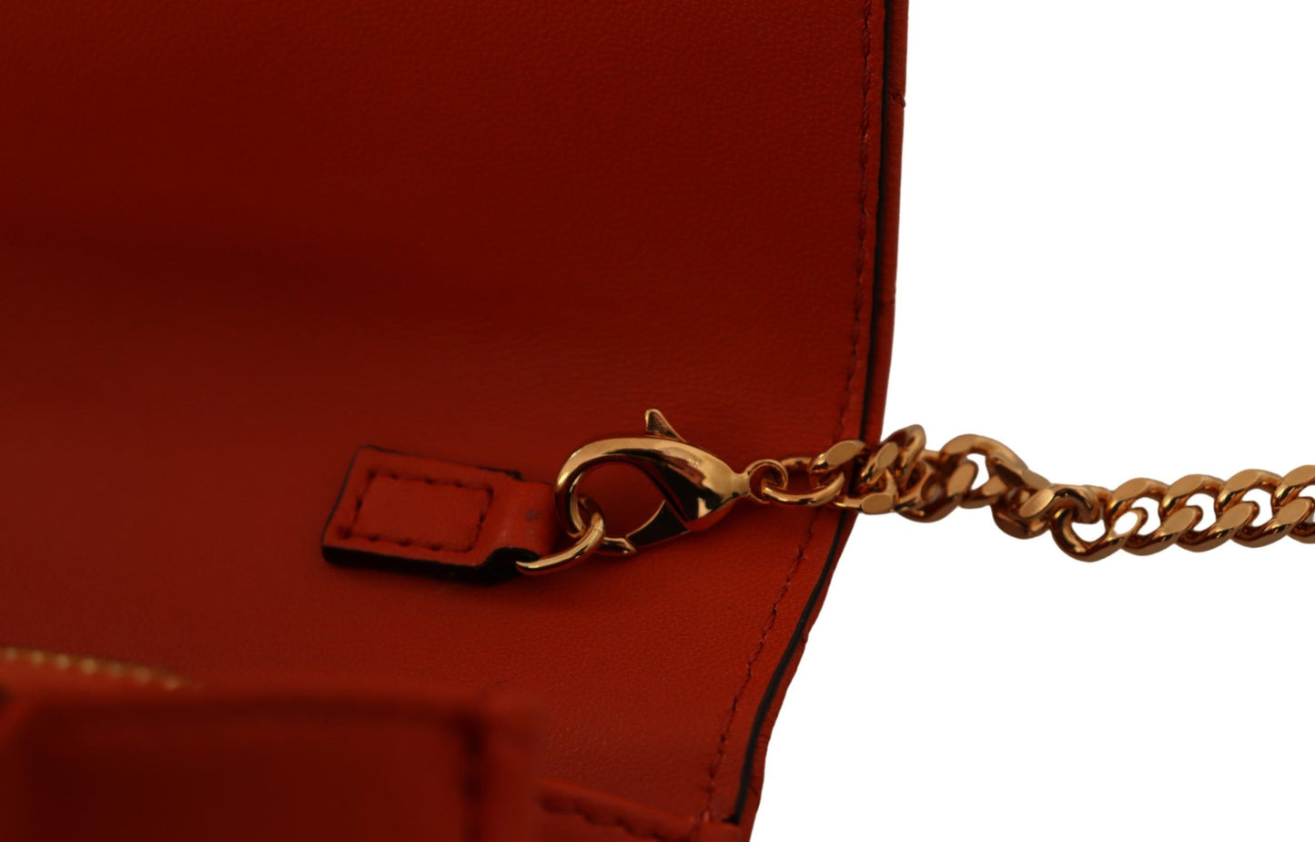 Red Nappa Leather Evening Shoulder Bag