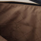 Elegant Blue Leather Shoulder Bag with Gold Accents