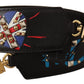 Elegant Black Leather Handbag Strap