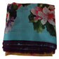 Elegant Floral Cashmere Silk Scarf
