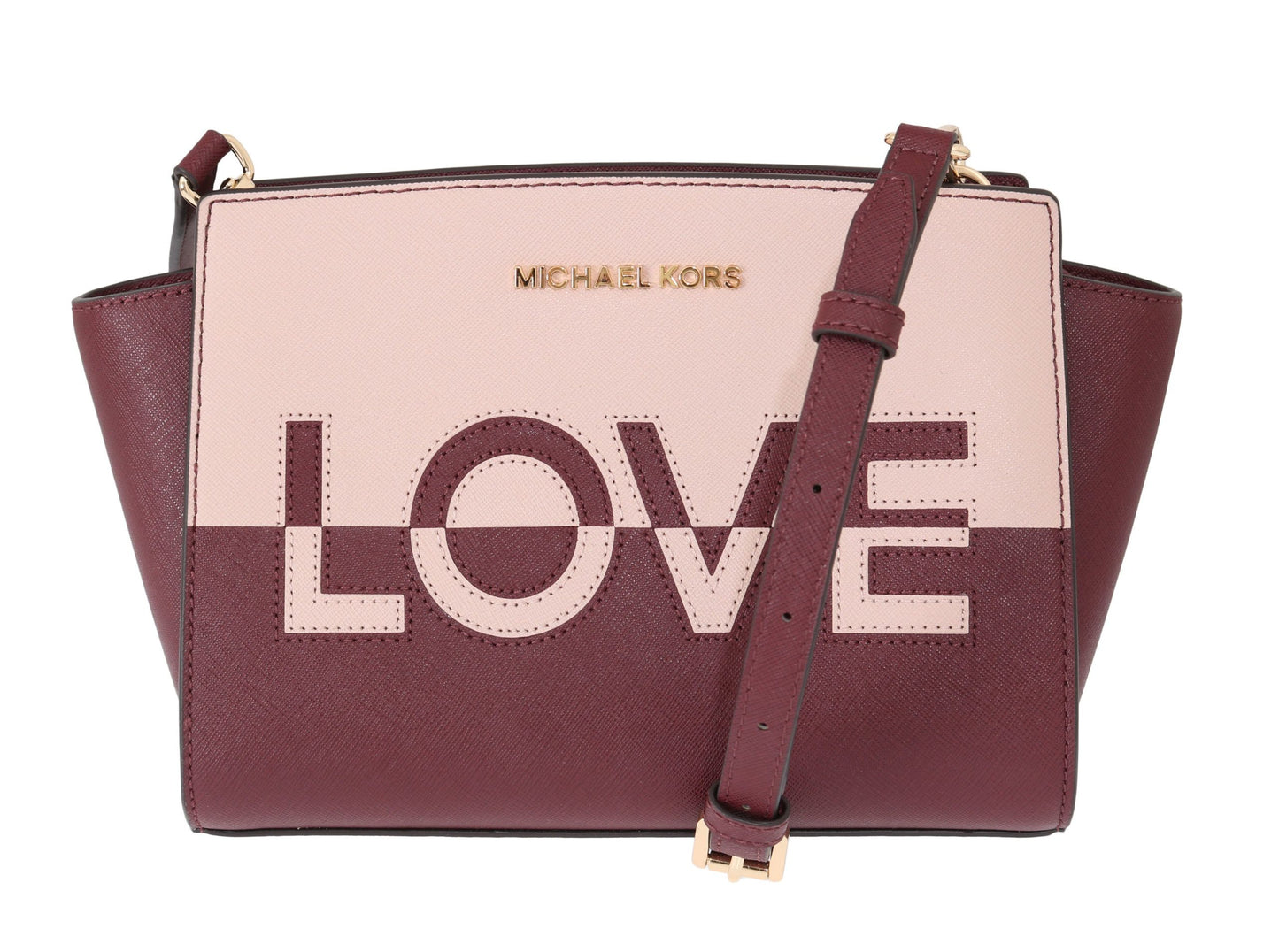 Elegant Bordeaux Selma Shoulder Bag