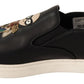 Sicilian Man Patch Leather Loafers