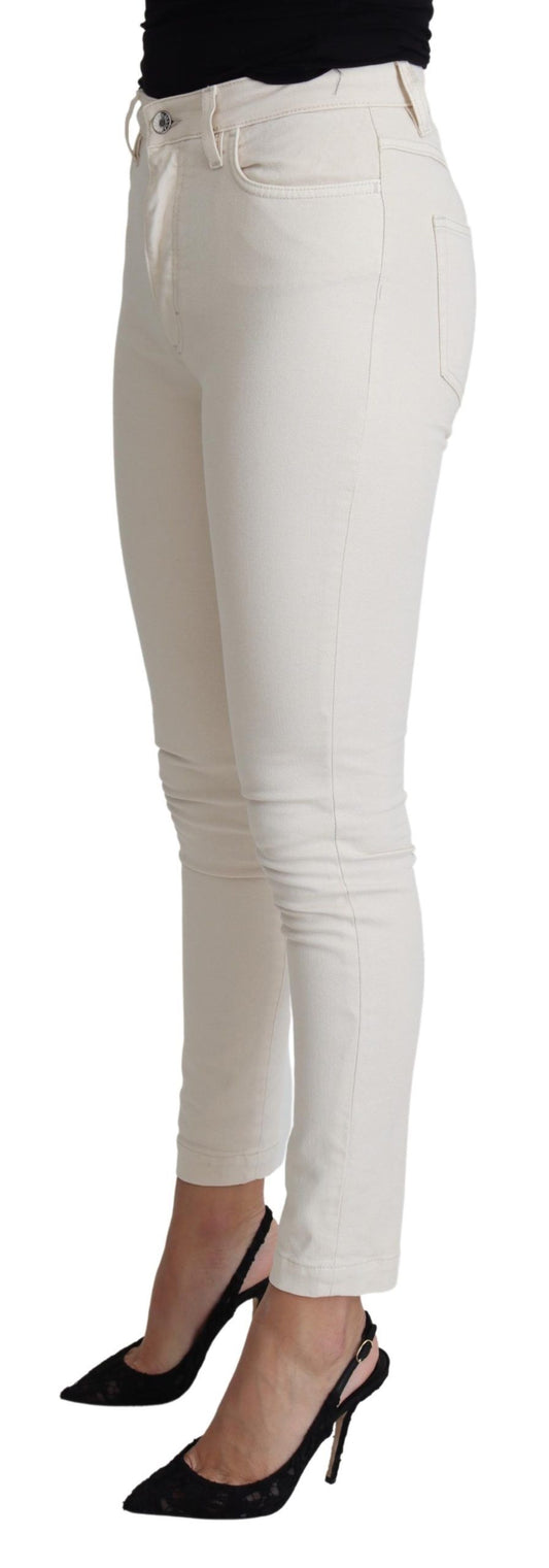 Chic White Skinny Denim Jeans