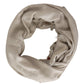 Chic Off White Cotton Blend Scarf