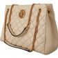 Ethereal White Nappa Tote - Chic Elegance Personified